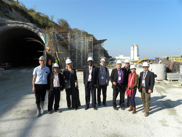 Visite technique du tunnel Markovec