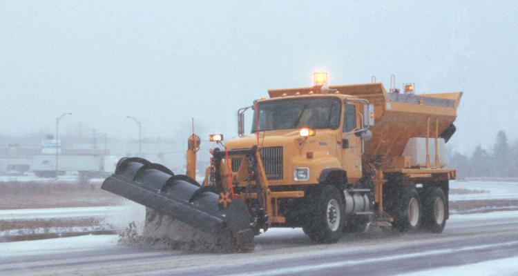 Camion de déneigement