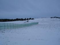 Clôture à neige Tensor, deux rangées de hauteur