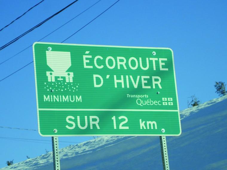 Écoroute d'hiver