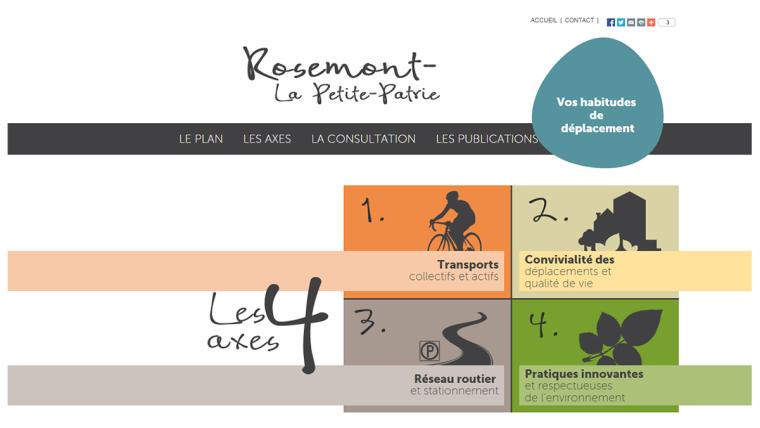 Extrait du blogue du Plan local de déplacement - Rosemont La Petite-Patrie