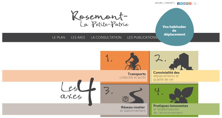 Extrait du blogue du Plan local de déplacement - Rosemont La Petite-Patrie