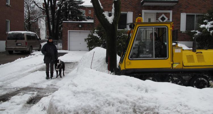 Accessibilité universelle et déneigement